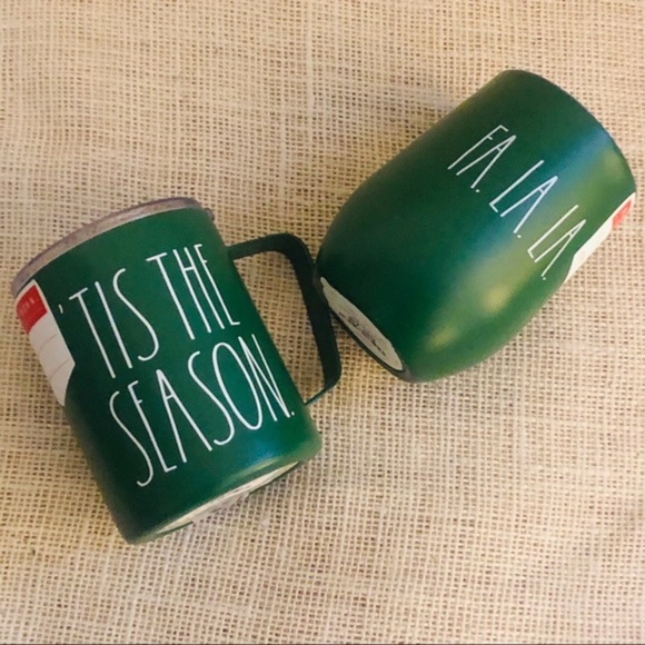 Rae Dunn Green Christmas Tumblers - Picture 2 of 6